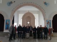 Austauschbesuch bei der neuen St. Georg Kirche durch das Sozial-präventive Netzwerk