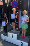 1 KM W U10: 1. Elisabeth Jacob ter Weihen, 2. Stina Kemper, 3. Liya Mutassir