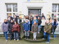 Ahlener Schüler auf den Spuren des Jahrhunderthochwassers in der Zechenkolonie 