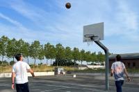 Streetbasketball an der Zeche nach offiziellen Regeln