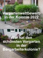 Vorgartenwettbewerb in der Kolonie 2022