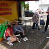 Fotoaktion mit Hut für die Fiesta Mexikana